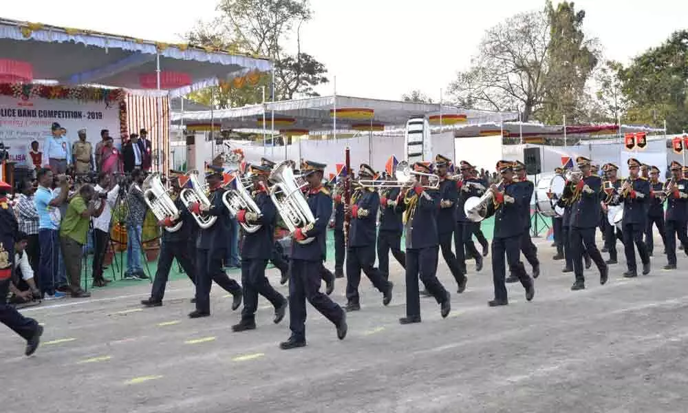 Secunderabad: Police band competition off to a rhythmic start