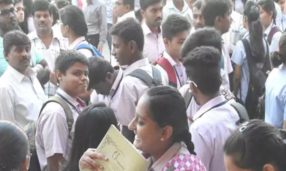 56 lakh students appear for UP Board exams