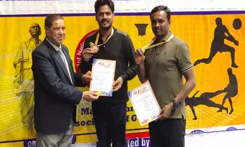 Bronze medal for TS badminton duo