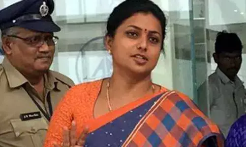 MLA RK Roja feels the heat of Amaravati protesters at SRM University