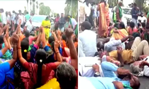 Cases booked against 426 people in Amaravati for blocking Tahasildars car