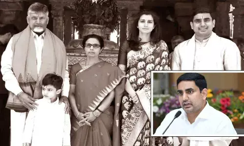 Nara Lokesh announces details of assets possessed by Chandrababu Naidus family members