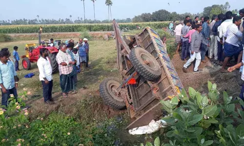Four killed, five injured as tractor trailer overturns