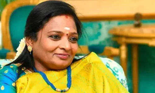 Governor Tamilisai Soundararajan greets people on occasion of Maha Sivaratri