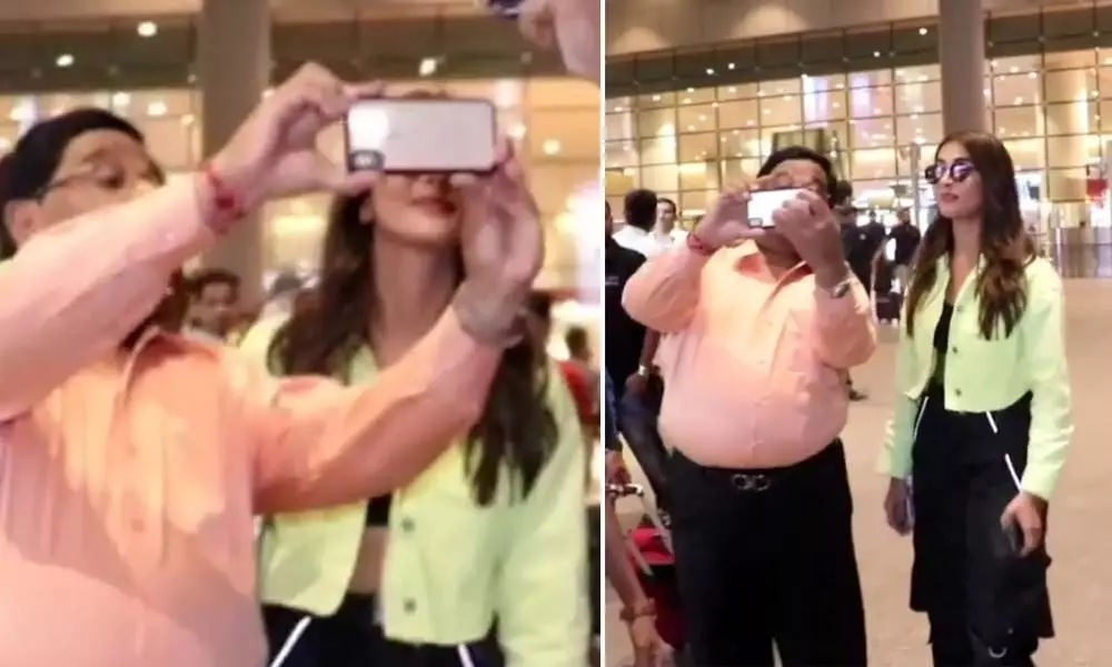 A Hilarious Video Of A Middle-Aged Man Asking A Selfie With Pooja Hegde