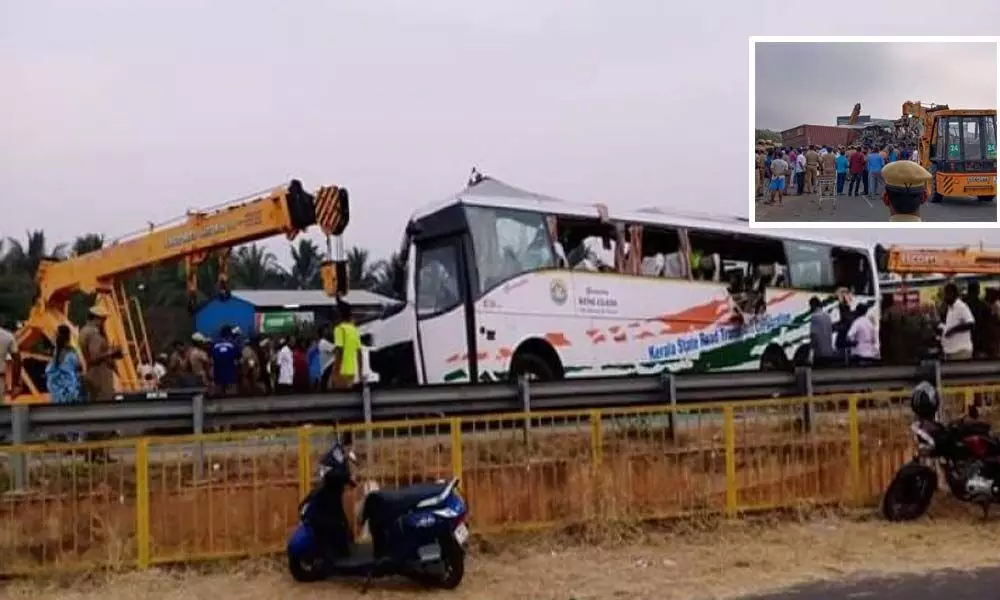 19 died, 30 injured as lorry hits bus in TN