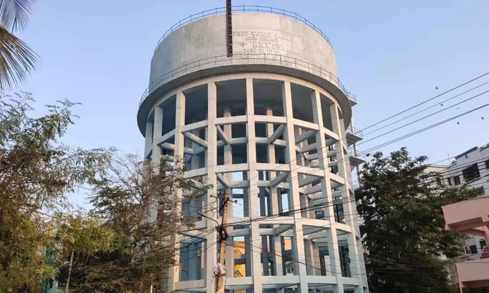 Hyderabad: Water tank leaks in very first year of construction