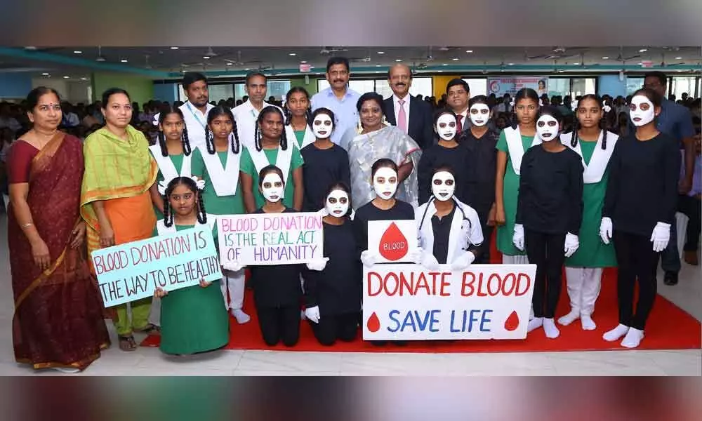 Hyderabad: Blood donation held to mark 100 yrs of IRCS