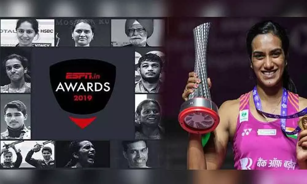 Sindhu wins third ESPNs Female Sportsperson of the Year award in row
