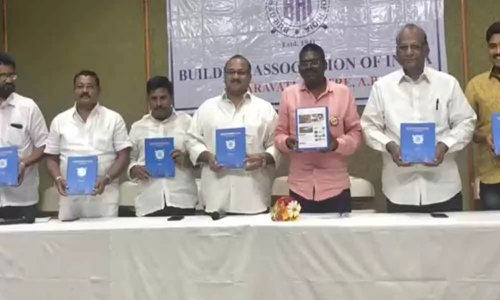 Builders Association Diary launched at Vijayawada