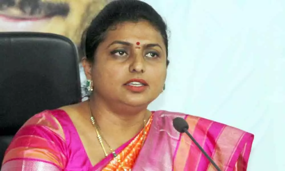 Is it a party office or wine shop? MLA Roja counters TDP over liquor ban allegations
