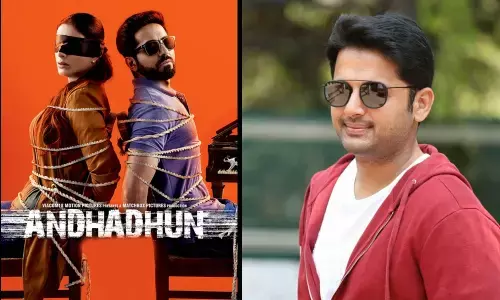 Nithiin Goes Blind like Ayushmann Khurrana
