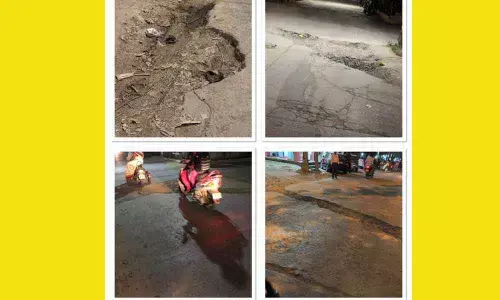 Hyderabad: Manikonda Locals fume over incomplete road works