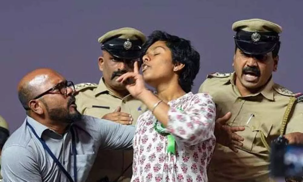 Bengaluru Police Book Anti-CAA Protester On Sedition Charges For Pro-Pakistan Slogans