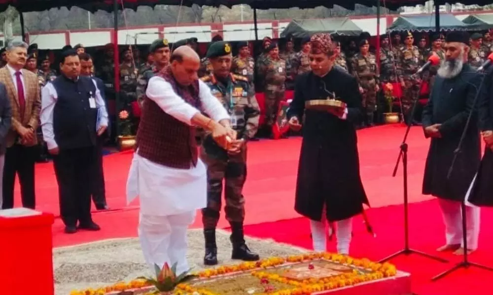 Thal Sena Bhawan: Defence Minister Rajnath Singh Lays Foundation Stone