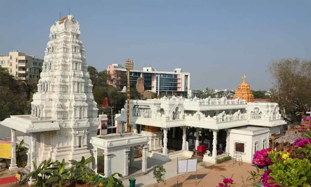 Hyderabad: Devotees throng Hare Krishna Golden Temple in Banjara Hills