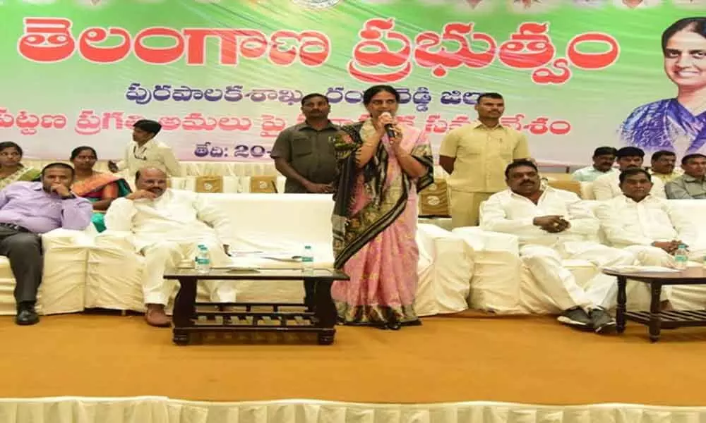 Hyderabad: Build model markets in every municipality, says Sabita Indra Reddy