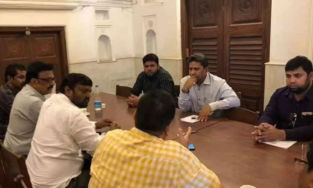 Hyderabad: MLA Kausar Mohiuddin conducts review meeting