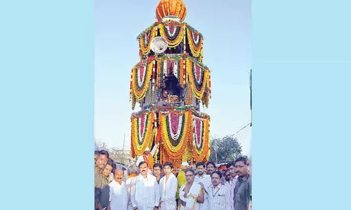Rathotsavam, Teppotsavam performed at Srisailam temple
