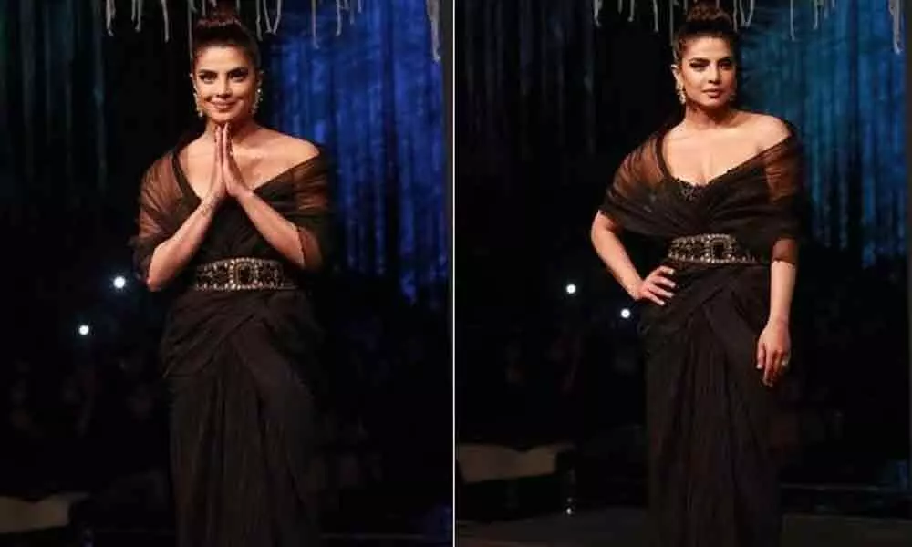 Priyanka Chopra Kills It On The Ramp At Blenders Pride Fashion Tour 2020