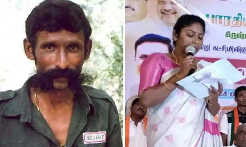 Veerappans daughter joins BJP in Tamil Nadu