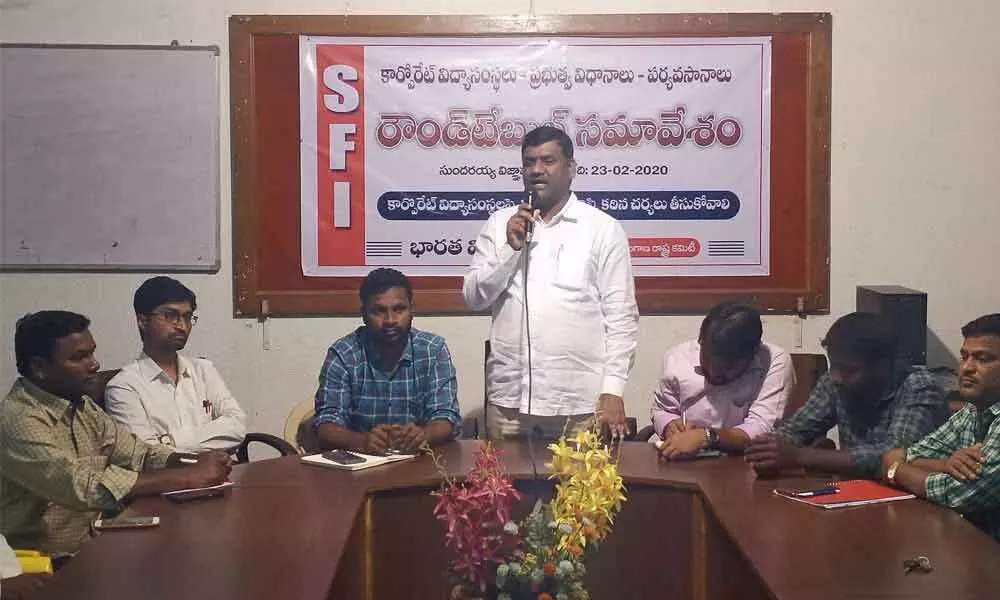 Hyderabad: Action sought against corporate colleges in Bagh Lingampally