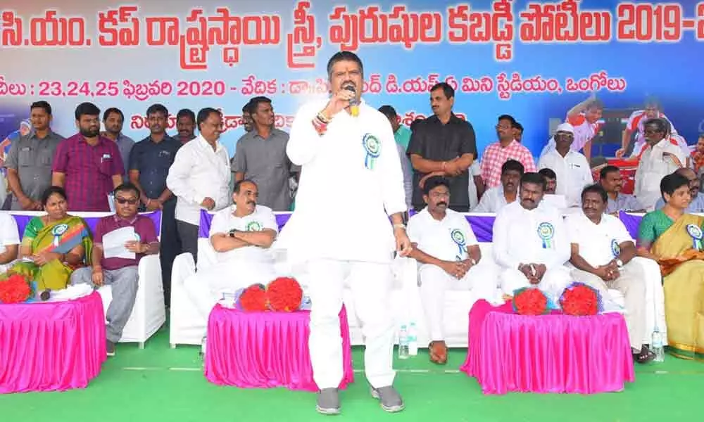 Students must take part in sports: Minister Muthemsetty Srinivas