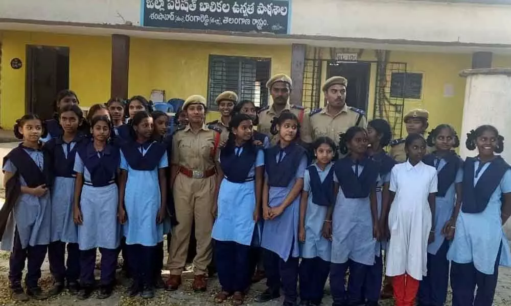 Community Connect: Shamshabad Trainee SIs interact with locals