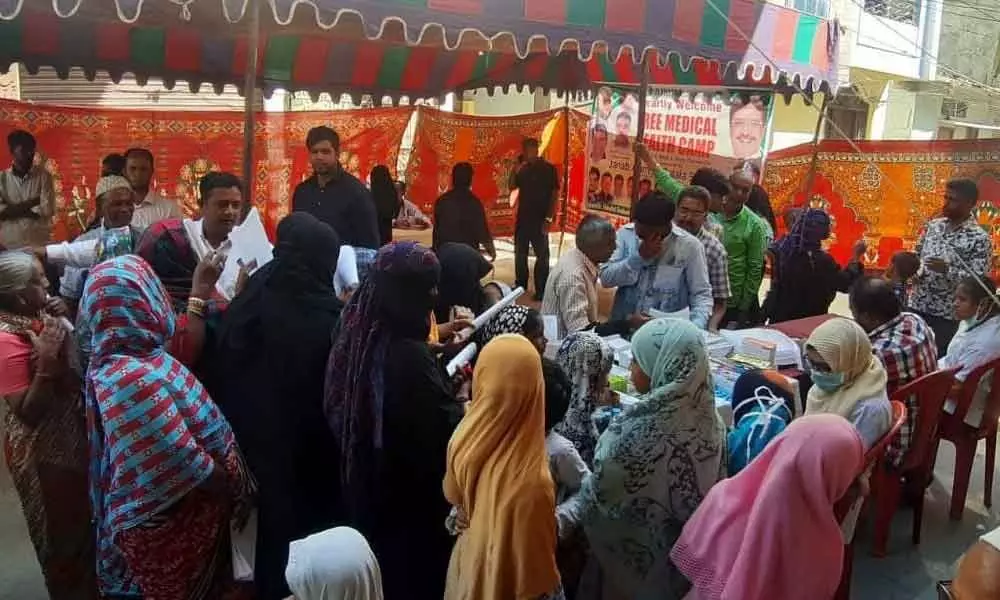 Hyderabad: Free medical camp held in Malakpet