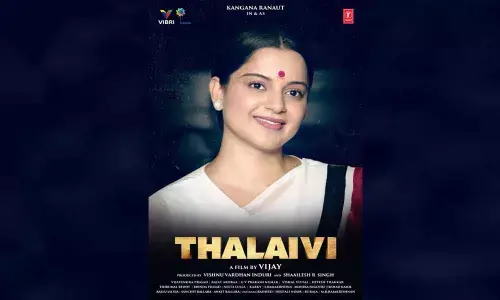 A Glimpse Of Kangana Ranaut As Thalaivi