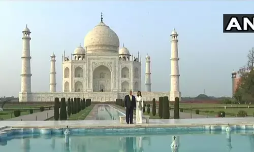 Donald Trump India visit Live Updates: Trumps at Taj Mahal