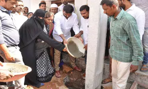 Electric pole repairs commence