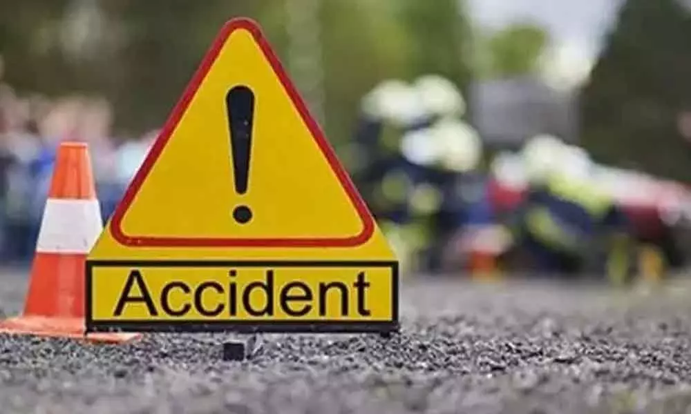 One injures as speeding car rams into other vehicles in Vijayawada