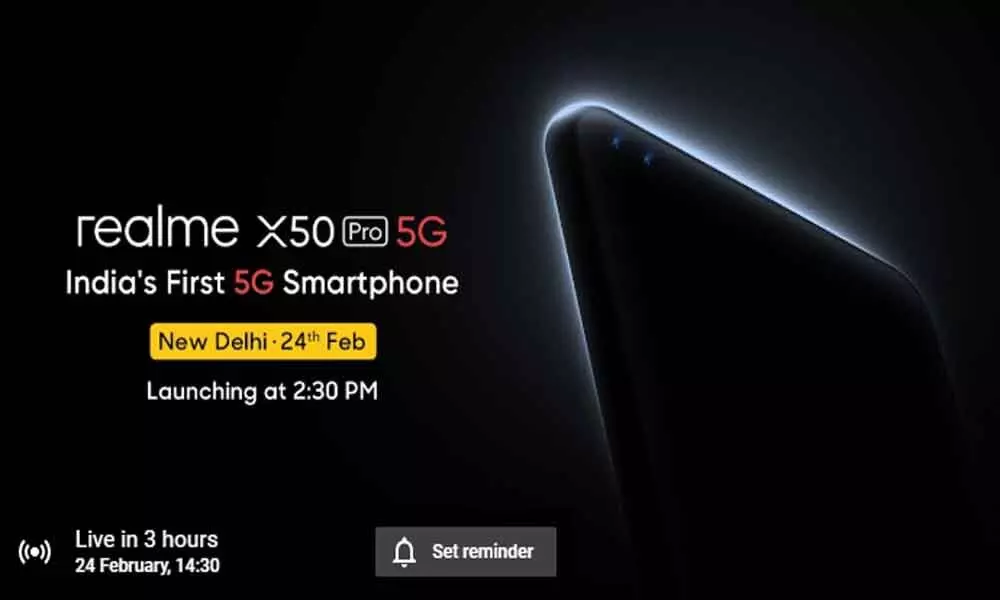 Realme X50 Pro 5G To Launch Today at 2.30 PM: Watch Live