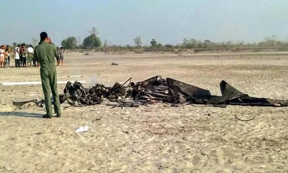 Trainer plane crashes in Punjabs Patiala, IAF pilot killed