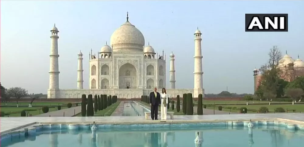 Donald Trump India visit Live Updates: Trumps at Taj Mahal