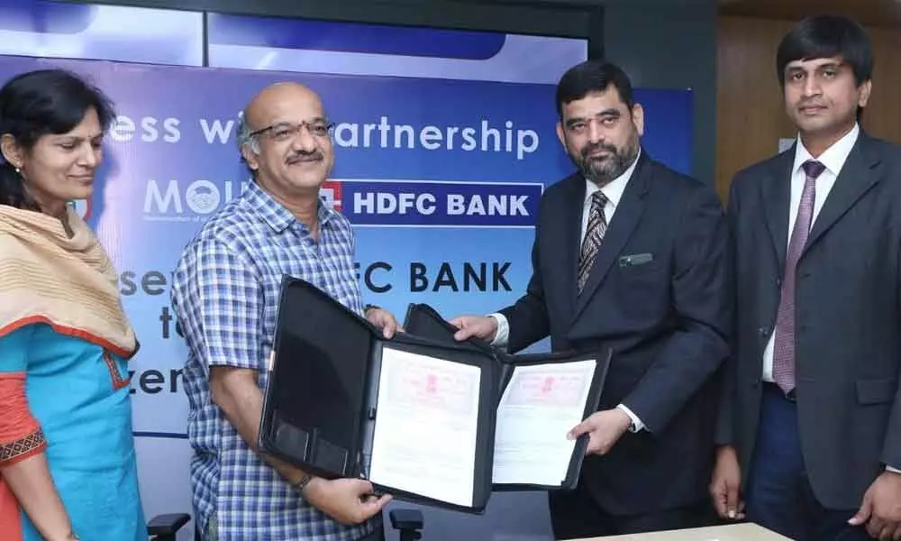 HDFC Bank ties up with MeeSeva
