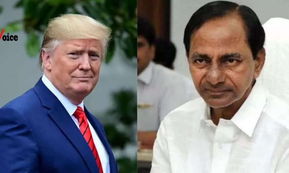 KCR for Delhi today to dine with Trump