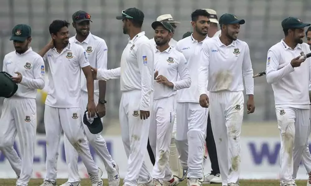 One-off Test: Dominant Bangladesh inflict innings defeat on Zimbabwe