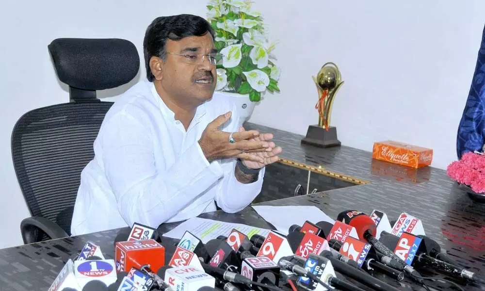 ChandraBabu should clear motive of Praja Chaitnya Yatra: Deputy Cheif Minister Amzath Basha