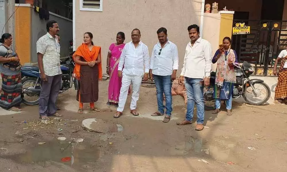 Hyderabad: Dodla Venkatesh Goud responds on drainage issue in Allwyn Colony