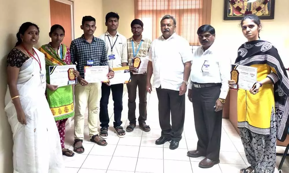 Rajampet: AITS Rajampet students excel in  technical symposiums