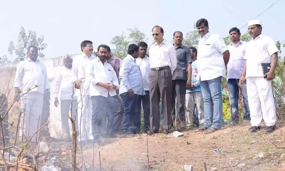 Medak: Collector Dharma Reddy says Expand greenery in parks