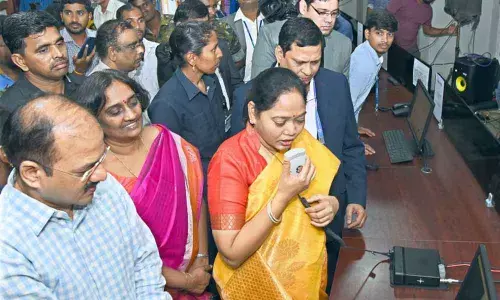 AP Minister Mekathoti Sucharitha launches EWDS in Guntur district