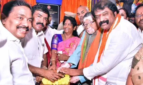 Kakinada: Gangwar lays stone for 100-bed ESIC hosp