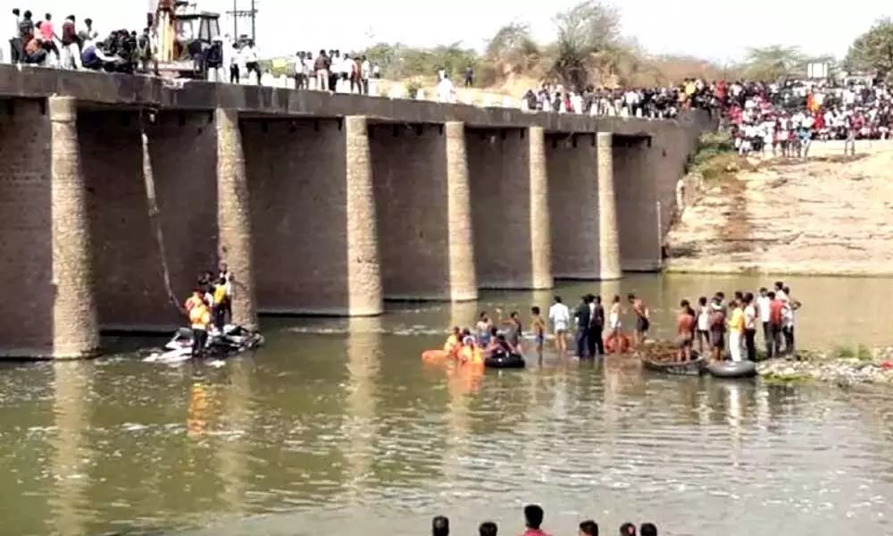 24 killed as bus plunges into river in Rajasthan