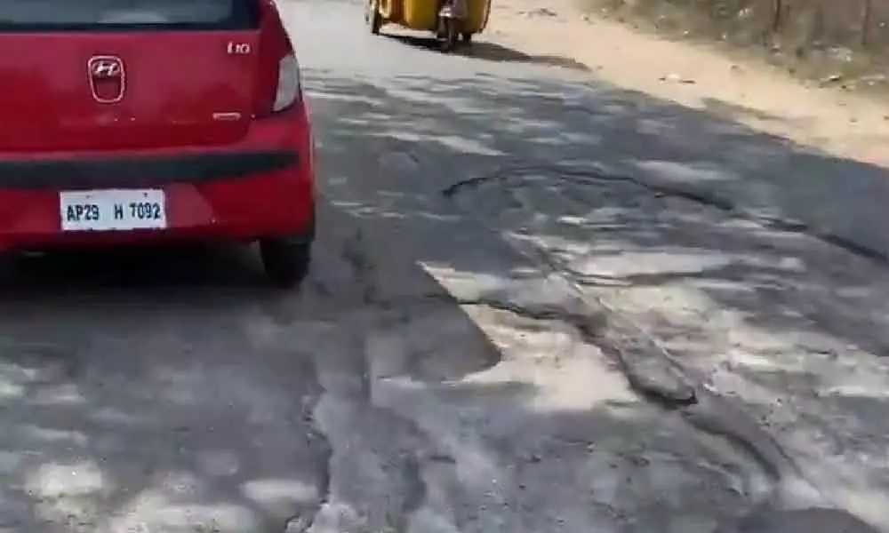 Secunderabad: AOC centre road in pathetic state for years