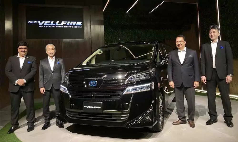 Toyota launches self-charging EV Vellfire in India
