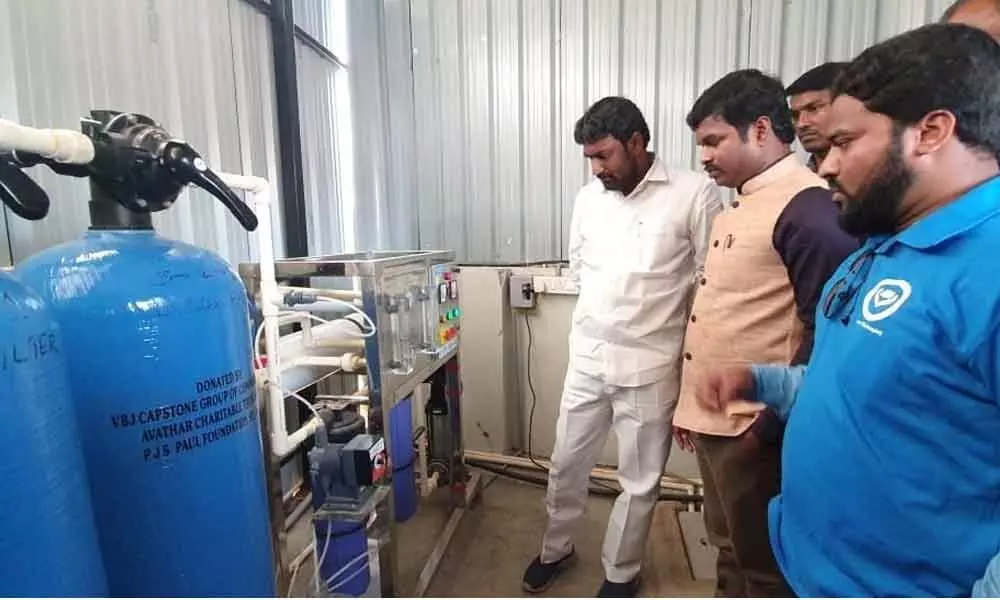 Hyderabad: TS Girls Residential School gets Reverse Osmosis water plant
