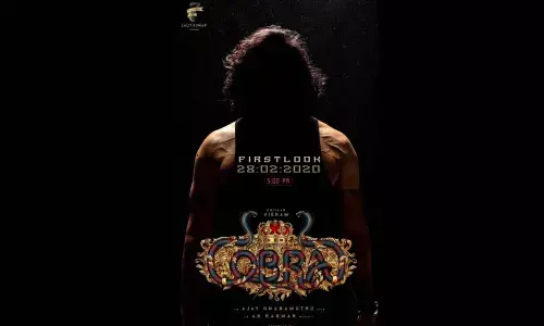 Chiyaan Vikrams Cobra First Look Tomorrow